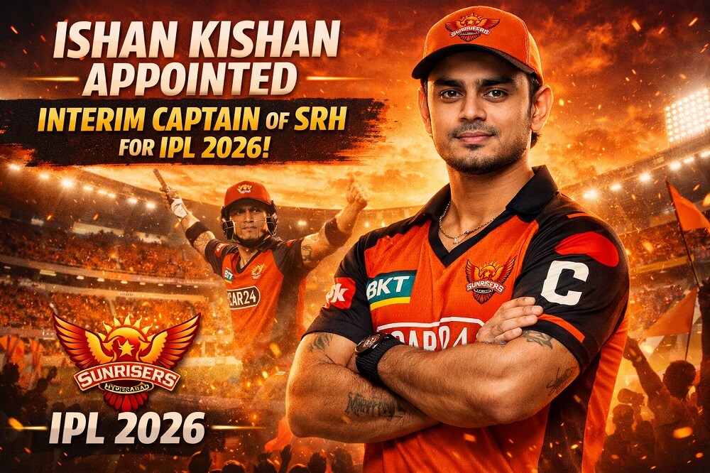 Ishan Kishan Appointed Interim Captain of SRH for IPL 2026