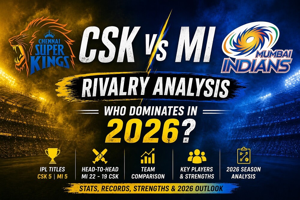 Who Is Best CSK or MI? CSK vs MI Rivalry Analysis – Who Dominates in 2026?
